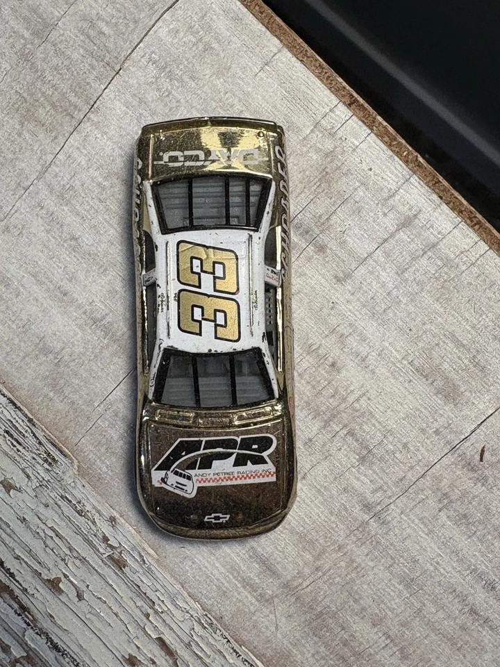 NASCAR Racing Champions Ken Schrader’s Chevy #33 Gold 1/64 Diecast Toy - Image 2 of 4