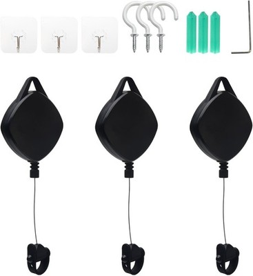 VR Cable Management 3Packs Retractable Ceiling Pulley System Compatible with Ocu