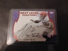2026 SAGE Lt Overton Auto #NLS-LTO Next Level Signatures Red Autograph Rookie