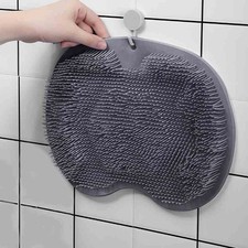 Silicone Foot Back Scrubber Exfoliating Massager Pad Cleaning Mat Bath Shower US