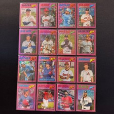 🔌IU 2026 TOPPS HERITAGE BASEBALL CHROME PINK SPARKLE CARPENTER DIAZ LOT16