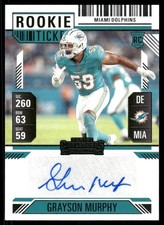 2024 Panini Contenders #258 Grayson Murphy RC Auto - FB