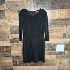 Catherine Malandrino Black Dress Size 12 Long Sleeve Little Black Dress
