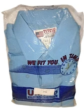 Uni-Pro National Patrol Security 16-16.5 Blue Long Sleeve Lapel Shirt