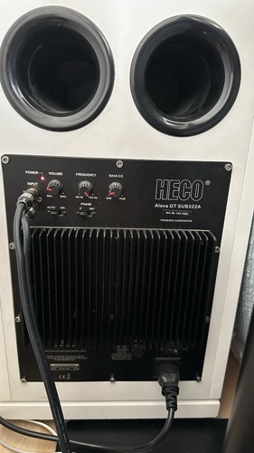 Heco Aleva GT Sub 322A - Hochglanz Weiß - Bild 2 von 2