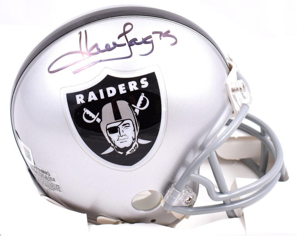 Howie Long Autographed Signed Oakland Raiders Raiders Mini Helmet - Beckett W Hologram *Black 