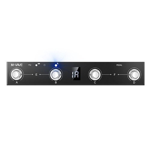Rechargeable MIDI Controller 4Buttons Pedal Controller Multi-functional - Zdjęcie 5 z 12