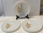 Three (3) Vintage Anchor Hocking Fire-King Wheat Dinner Plates