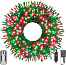 Christmas Lights, 500LED 164FT Long Christmas Tree Lights with 8 Modes Remote Ti