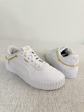 PUMA Carina 3.0 Charm Lace Up Womens White Sneakers Casual Shoes 40354501