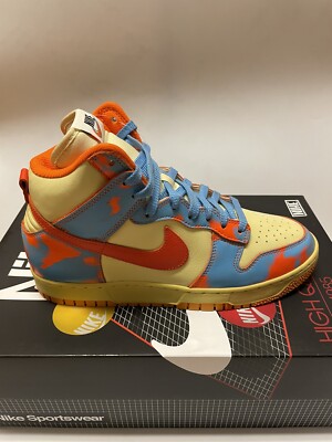 Nike Dunk High 1985 SP Sneakers Shoes Orange DD9404-800 Men s Size 8.5 US