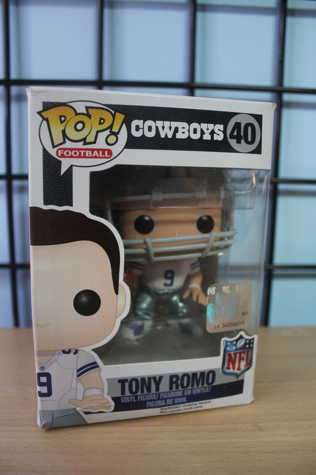 Funko Pop! Fútbol Tony Romo Cowboys 40 Nfl Caja Dañada Con Protector 2B3