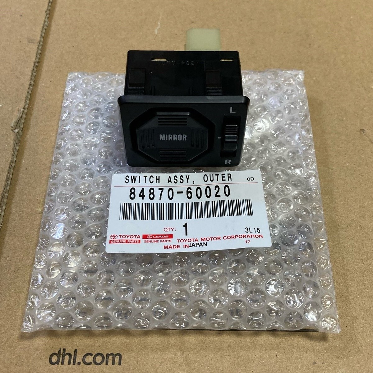NEW】Toyota Genuine PRADO Switch Assy Outer Mirror 84870-60020