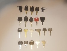(21) Heavy Equipment Operator Keys Supervisor Keys Construction Key