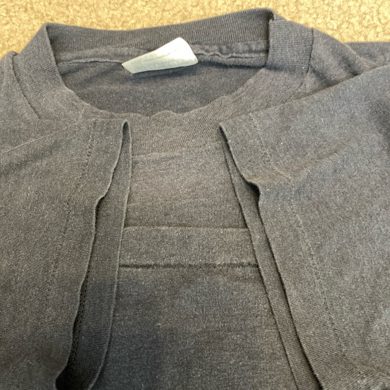 Vintage Faded 80s Death From Below US Submarine Force Shirt Men’s Size Large