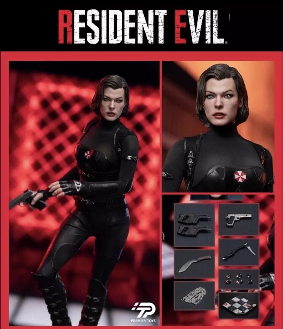 In Hand - 1/6 Resident Evil Alice Virus Fighter Premier Toys In Hand - 1/6 Resident Evil Alice Virus Fighter Premier Toys