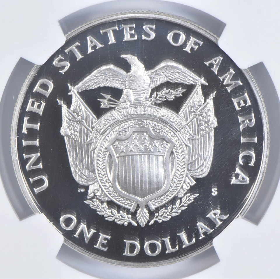 1994-S PF70 US Capitol Bicentennial Commemorative Silver Dollar NGC - Image 4 of 4