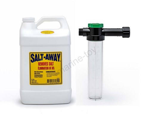 Salt Away Salt Remover Gallon Concentrate With (LARGER) 12 oz Mixing Unit