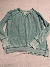 Womans Green Tea lightweight crewneck medium Excellent
