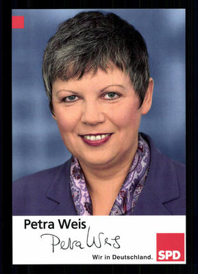 Petra Weis Autogrammkarte Original Signiert ## BC 29475