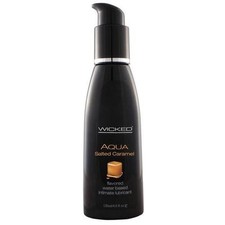 Wicked Aqua Salted Caramel 4oz - Flavored Personal Lubricant Lube