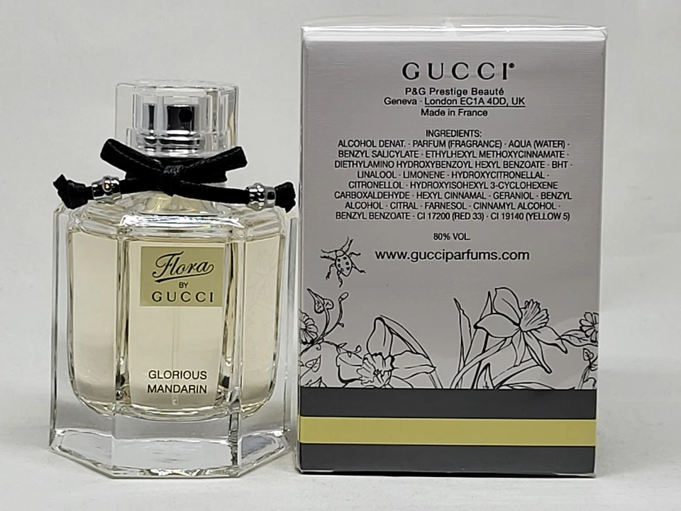 Gucci Flora Glorious Mandarin 1.6 OZ 50 ml Eau De Toilette Spray SELLADO Foto 3 de 4