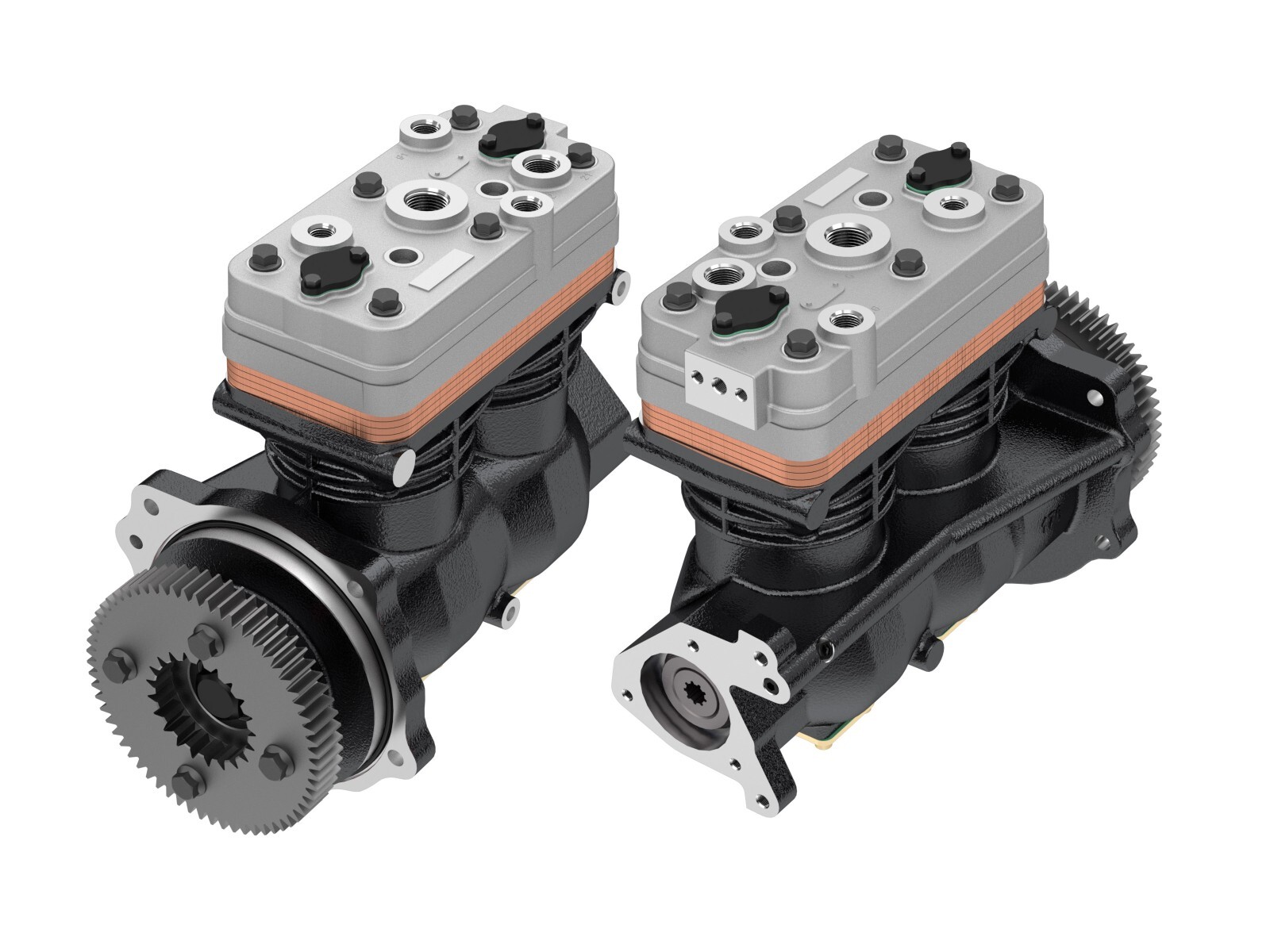 Truck Air Brake Compressor for Detroit Diesel / 23533382 / 5012893  