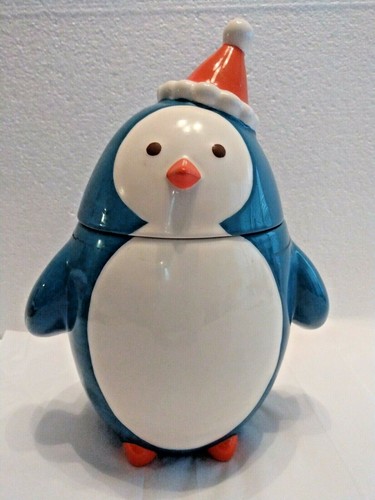 SANTA HAT Holiday, Winter COOKIE JAR 