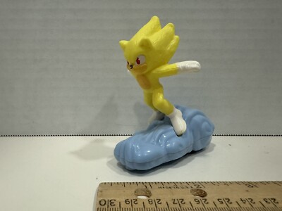 2021 McDonald's Happy Meal Toys Sonic 2, Hedgehog Super Sonic Pull Back Action