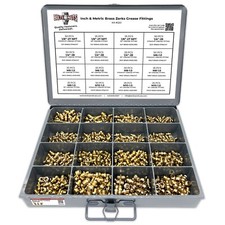 Inch and Metric Brass Zerks Grease Fittings - 551 PCS