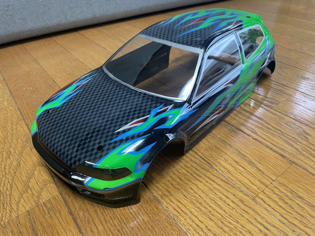 Radio-Controlled Painted Unmoved Body Sp.1421 Civic Original Graphics Remote