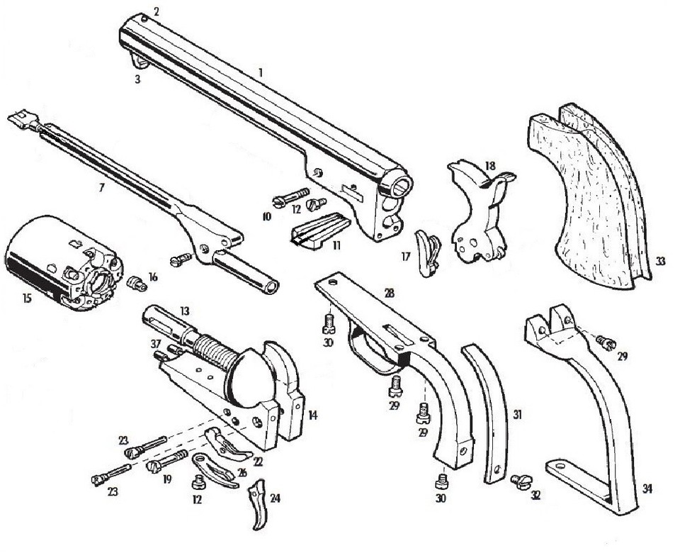 Revolver Screwdrivers & Nipple Wrench Fits Pietta Uberti & More! 1858