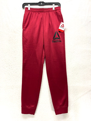 Reebok RBK Victory Jogger Sweatpants Youth XL (14/16) - Biking Red Activewear