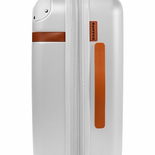 CHAMPS S1016C-MARFIL De Colección Equipaje de Mano Rígido TSA Bloqueo 360 Ruedas Puerto USB Marfil - Imagen 17 de 18