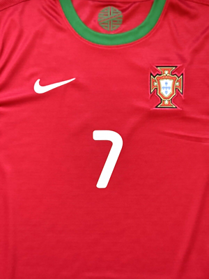 2012/13 Portugal Home Jersey #7 Ronaldo XL Nike Soccer Euro