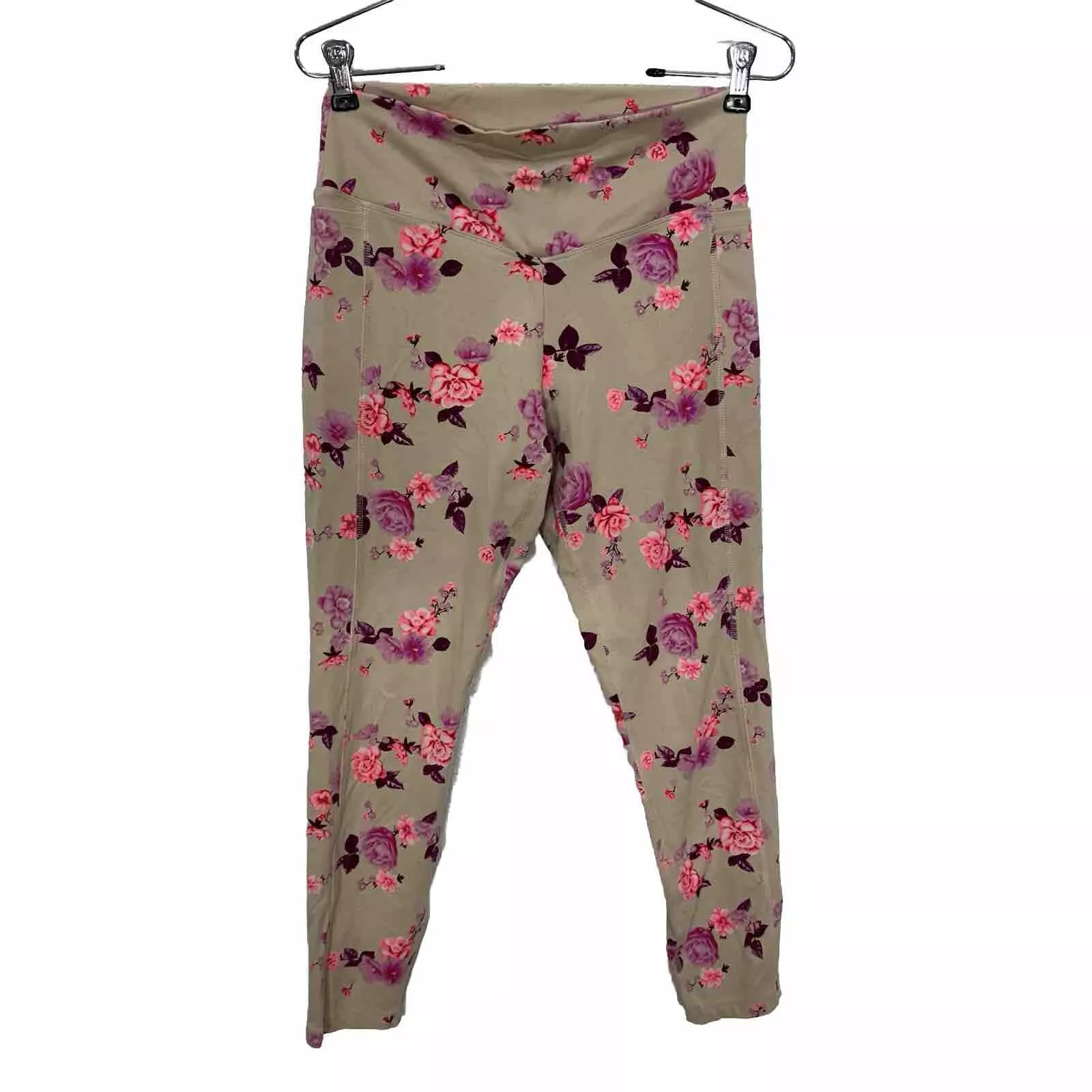 victoria-secret-vs ultimate floral pocketed athletic leggings