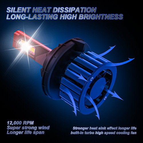 6X LED Headlights Bulb Fog Light For Ford F-250/350/450 Super Duty 2005-2020 F15 - Bild 5 von 18
