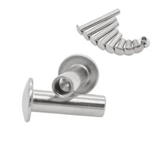 A2 Stainless Semi Tubular Rivet M1.5-M8 Mini Truss Head Semi Hollow Shank Rivet