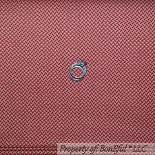 BonEful Fabric FQ Cotton Quilt Red Calico Dot Basket Weave American Holiday Xmas