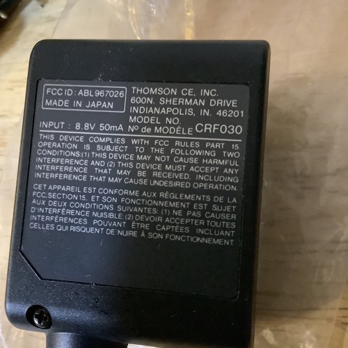 Adaptador de antena RCA Thomson CRF030 RCA CH3 CH4 8,8 V 50 mA entrada A/V - Imagen 3 de 4