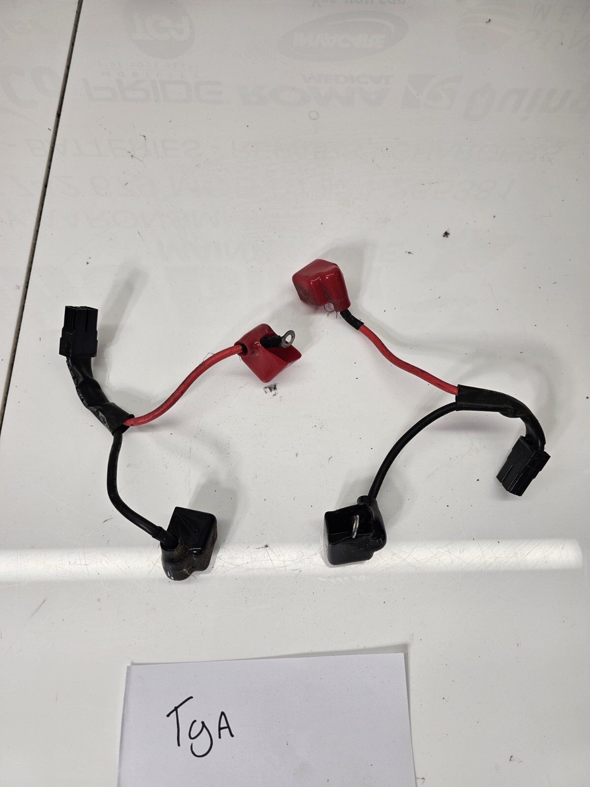 Tga mystere mobility scooter parts Battery Leads Pair eBay