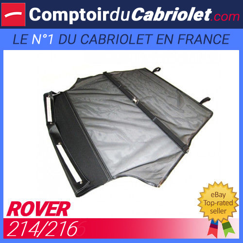 Filet anti-remous Rover 214 et 216 Cabriolet - Windschott d'origine noir