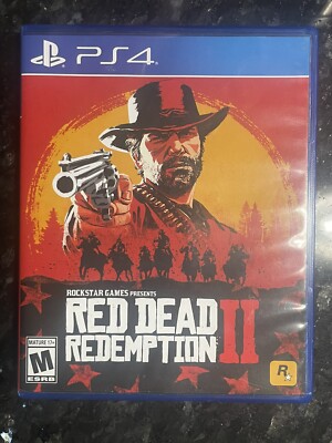 Red Dead Redemption II 2 (Sony PlayStation 4, 2018) PS4 W/ Map