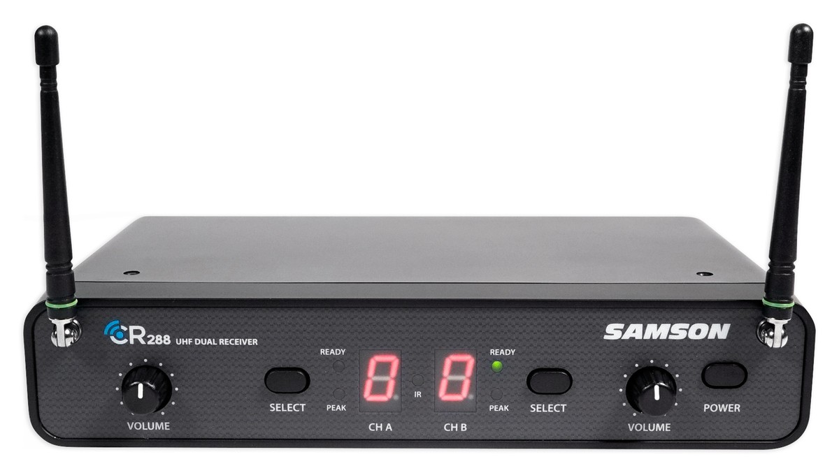 Samson Concert 288 UHF Headset Wireless Microphone Mic For Church