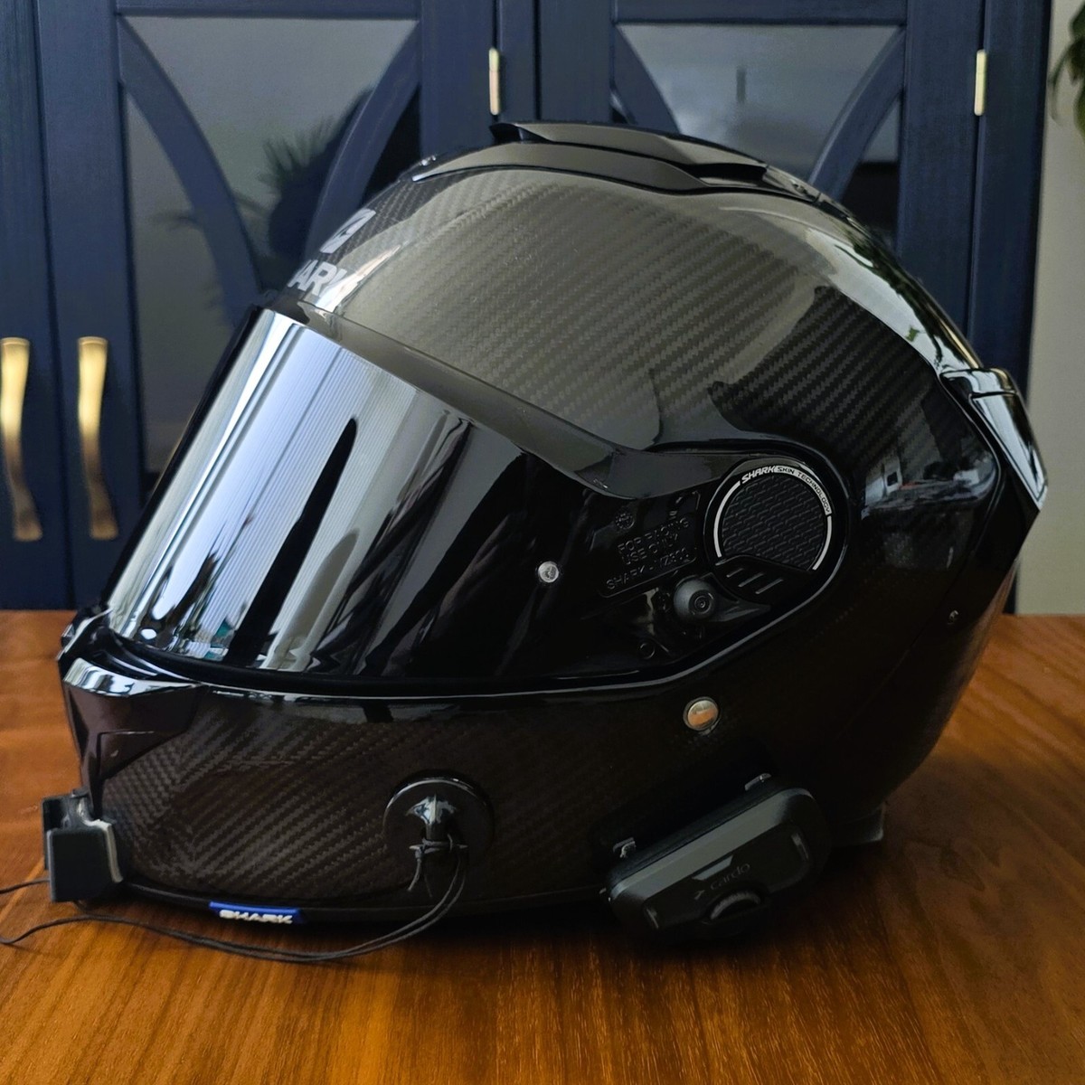 SHARK Spartan GT Pro Carbon with Black Visor (SM - 56) | eBay