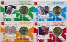 2016 Coin & Stamp Cards #10-#13 ~ Sealed ~ Excellent