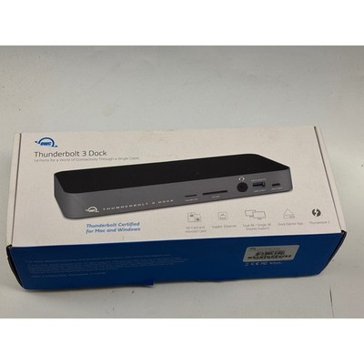 OWC Thunderbolt 3 Dock 14 Port Space Gray Mac Windows OWCTB3DK14PSG NEW