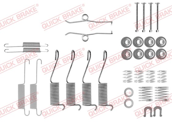 Quick Brake ZubehöRsatz Bremsbacken Hinten (105-0697) FüR Toyota Hiace Iii Vw-image