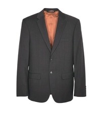 JOS. A. Bank Joseph Slim Fit Sport Coat Blazer 38R Gray Glen Plaid 100 Wool