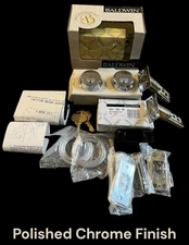 Baldwin 8011 260 Contemporary Low Profile Double Cylinder Deadbolt Chrome NOS